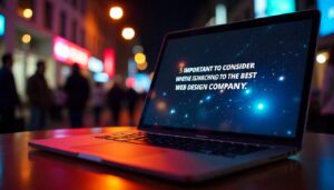 5 Important Things to Consider When Searching For the Best Web Design Company
